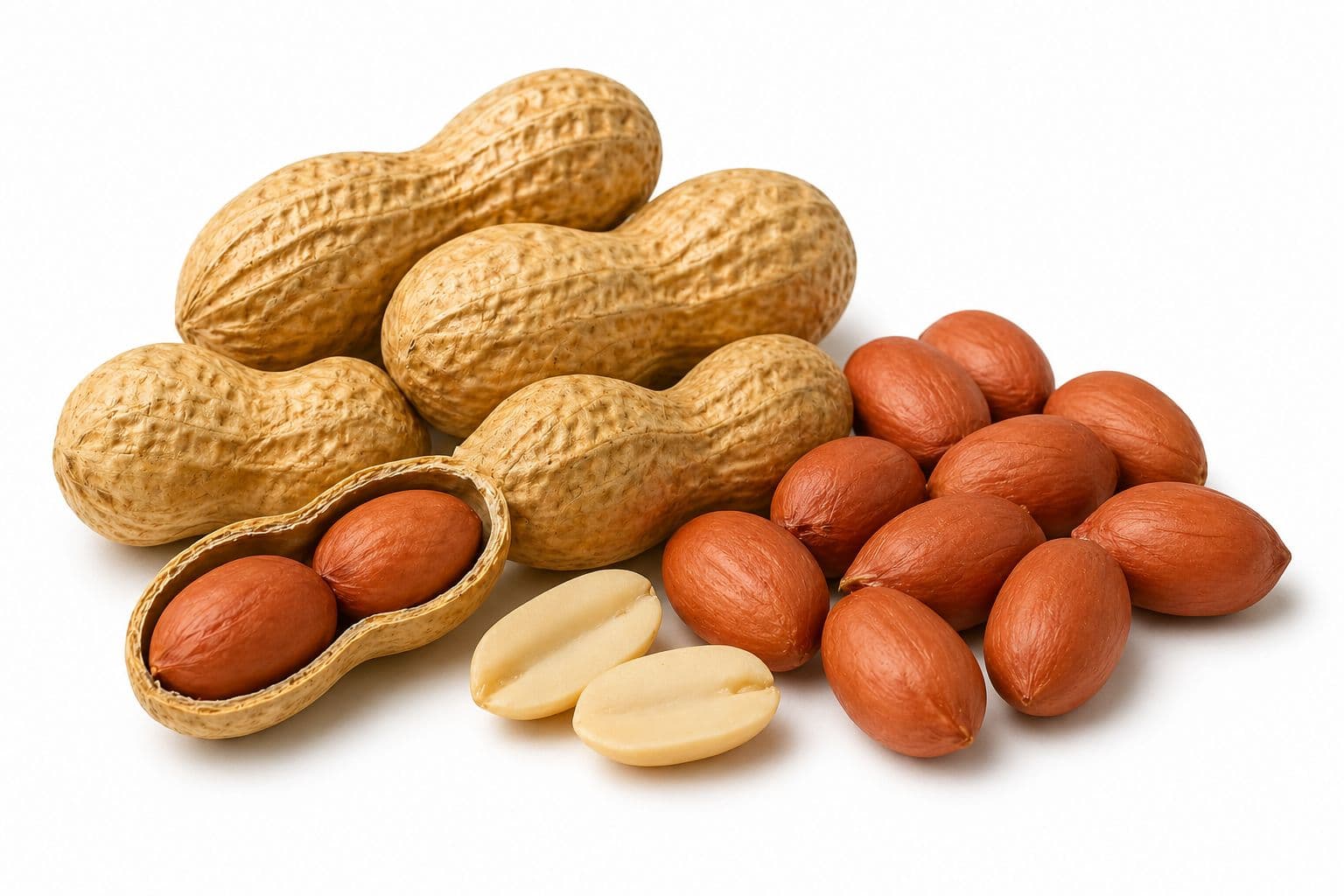 Peanuts (with and without shell)